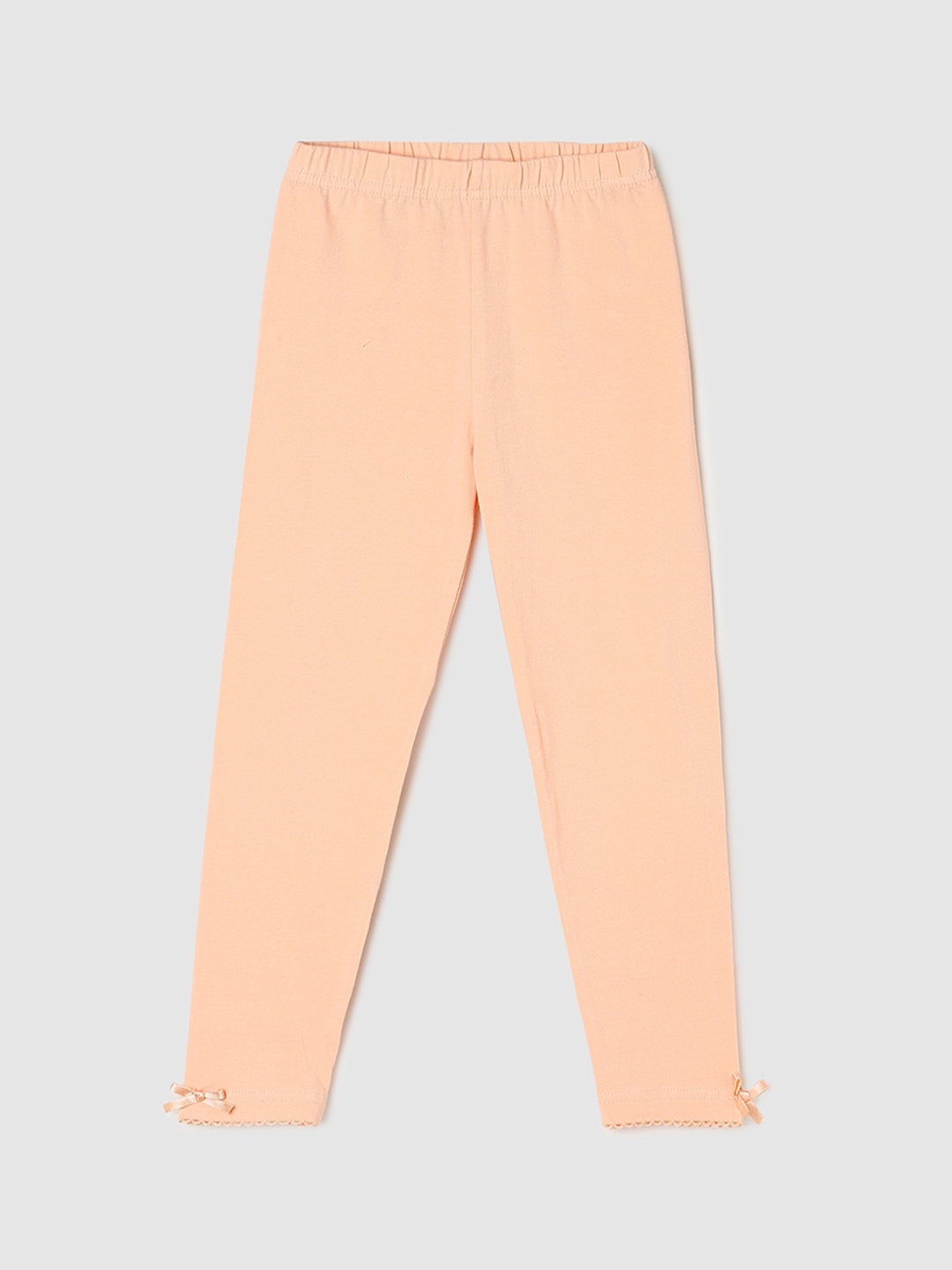 

max Girls Ankle length Leggings, Peach