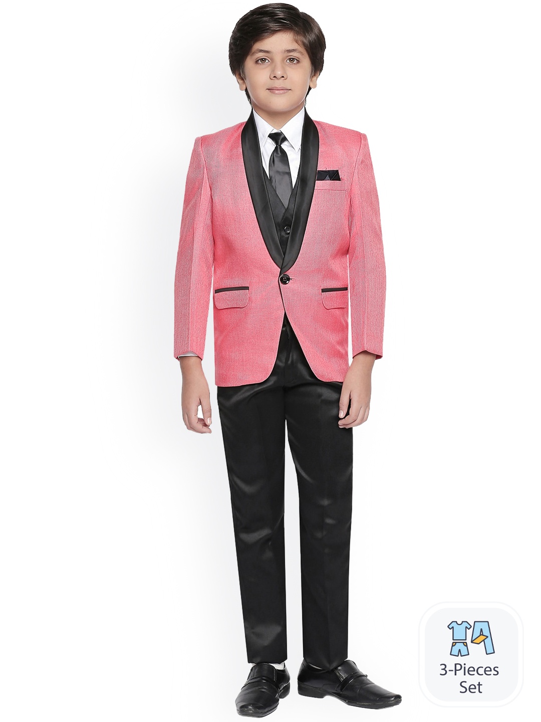 

BAESD Tuxedo 5-Piece Party Suit, Pink
