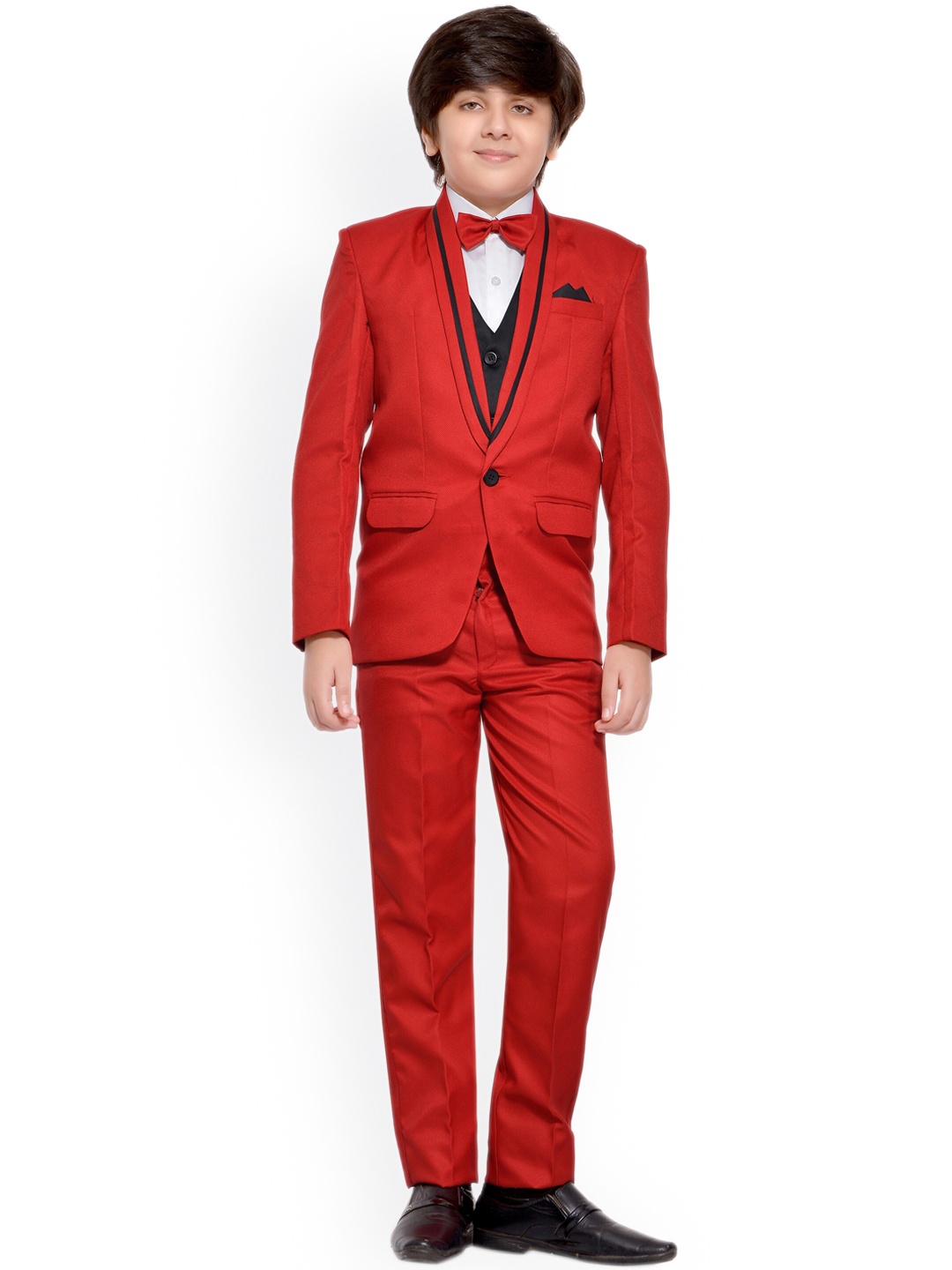 

BAESD Boys Tuxedo Party Suit, Red