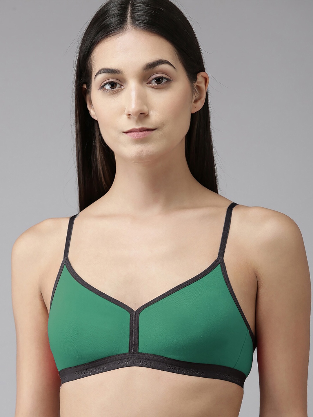 PIBU Full Coverage Minimizer Bra 360 Degree Support, Green