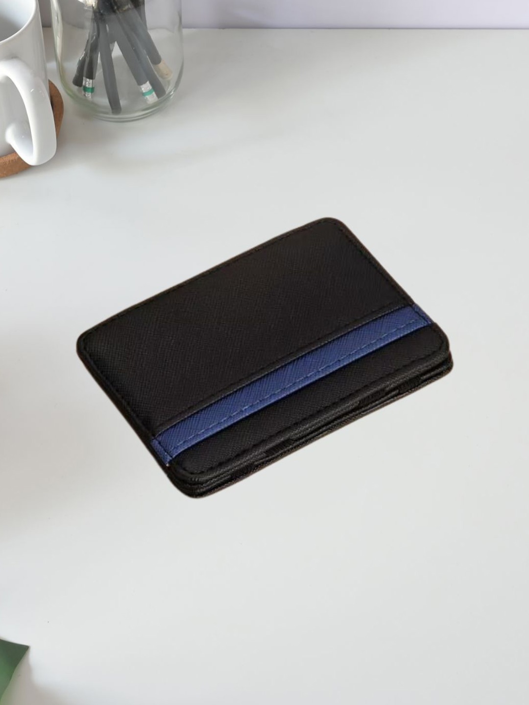 

SAMTROH Unisex Card Holder, Black