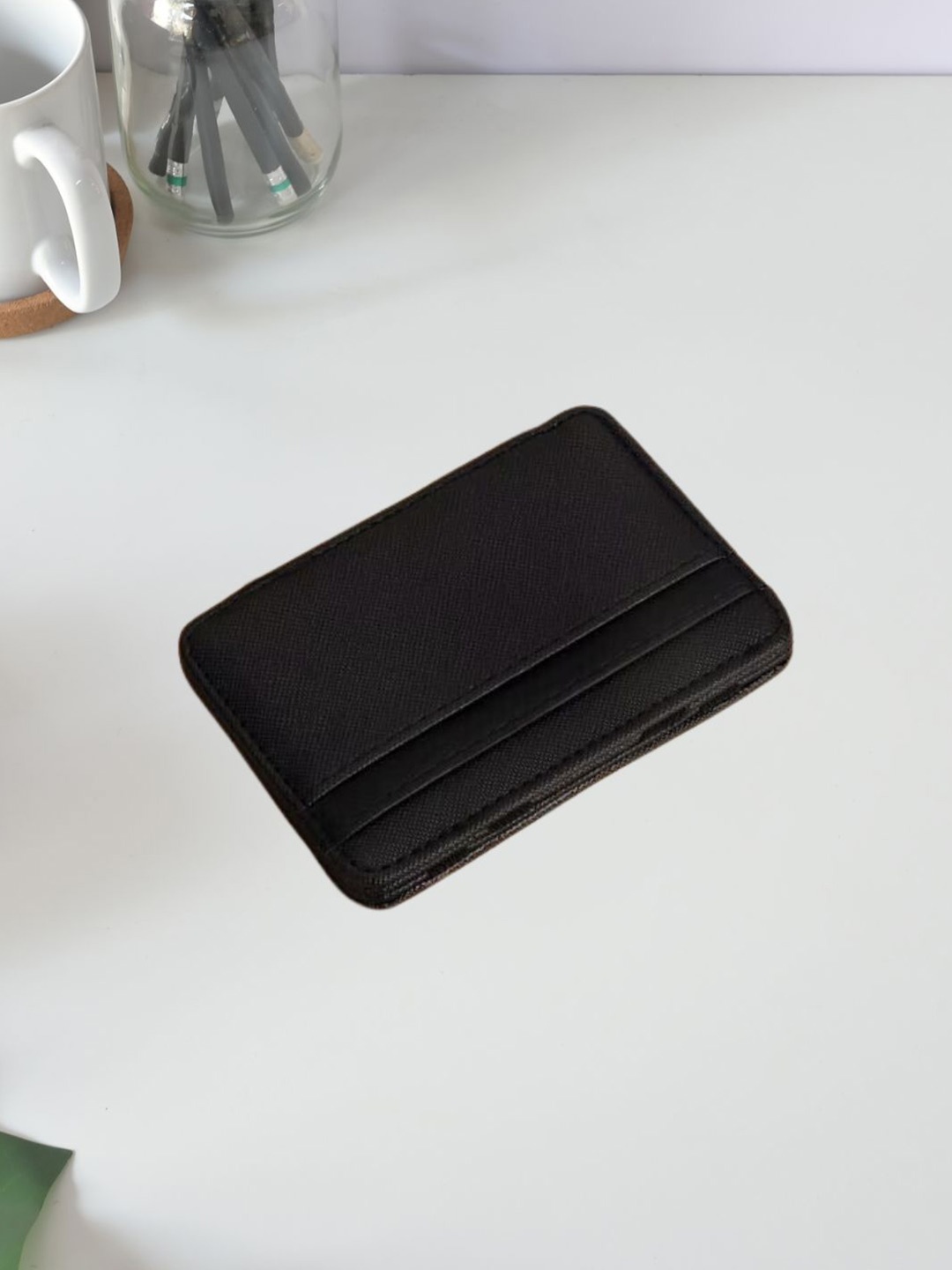 

SAMTROH Unisex Card Holder, Black