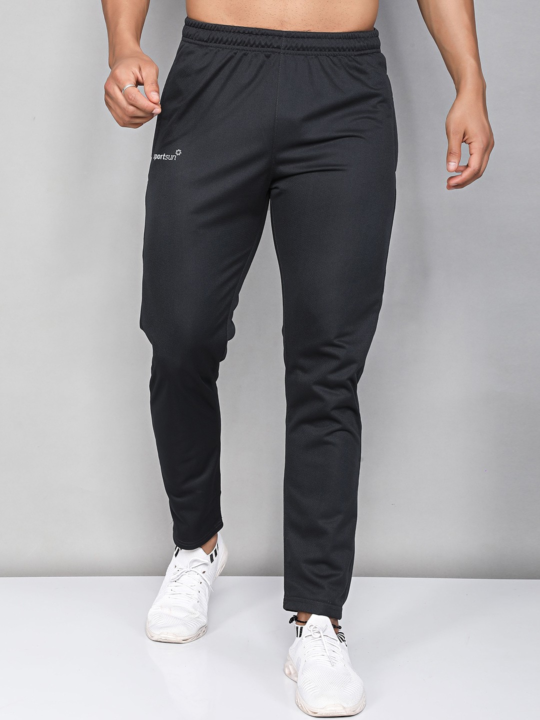 

SPORT SUN Men Static-Free Track Pants, Grey
