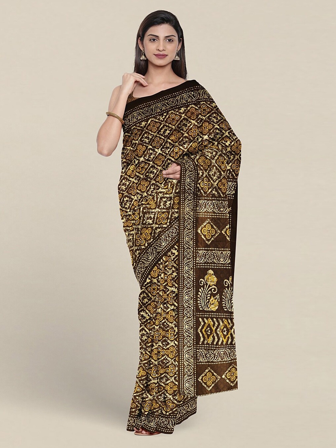 

Pothys Ethnic Motifs Saree, Green