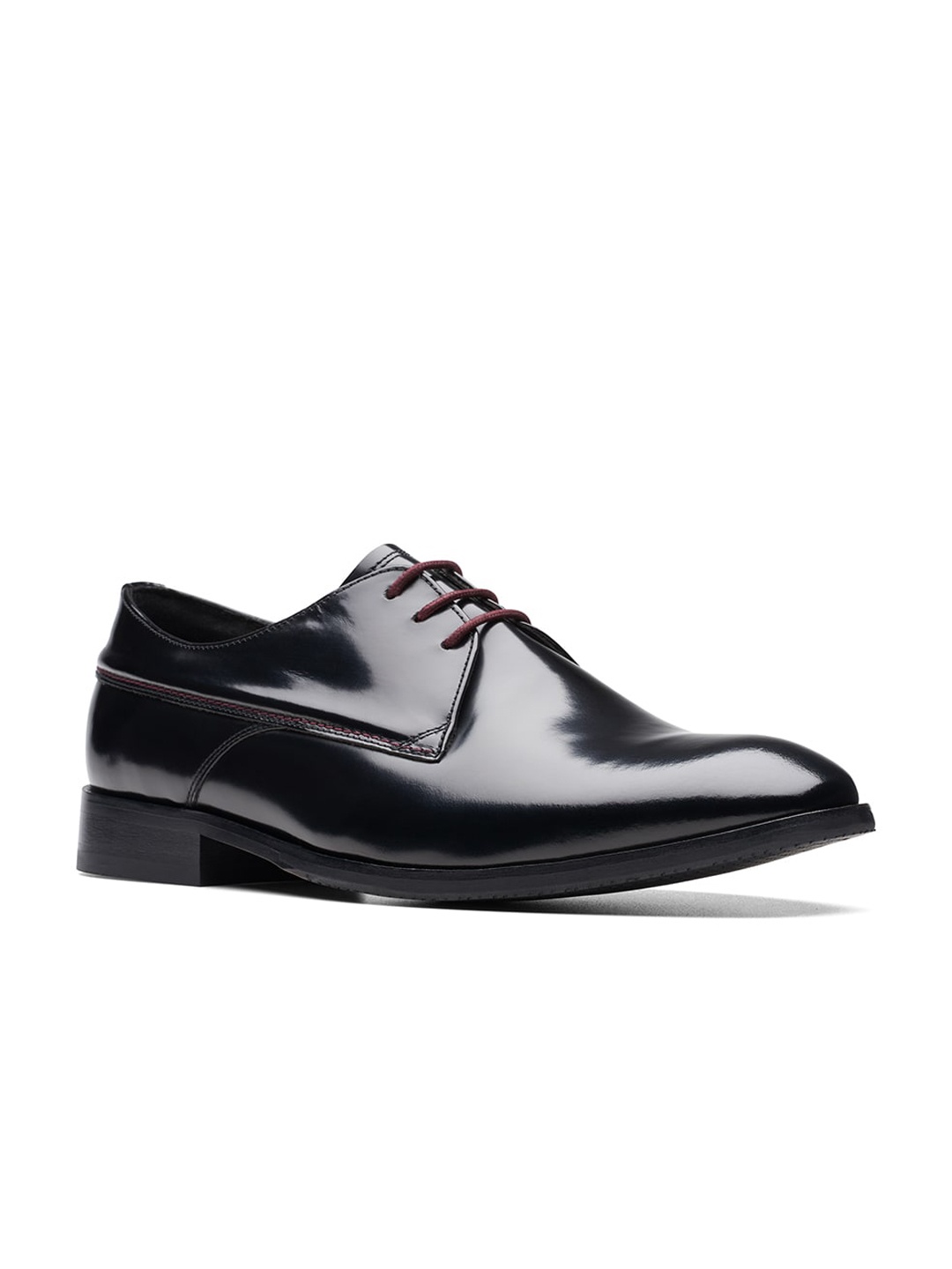 

Clarks Men Leather Formal Derbys, Black