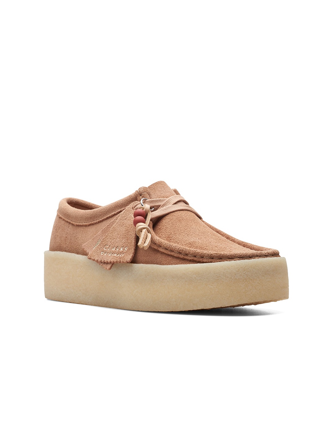

Clarks Women Suede Slip-On Sneakers, Beige