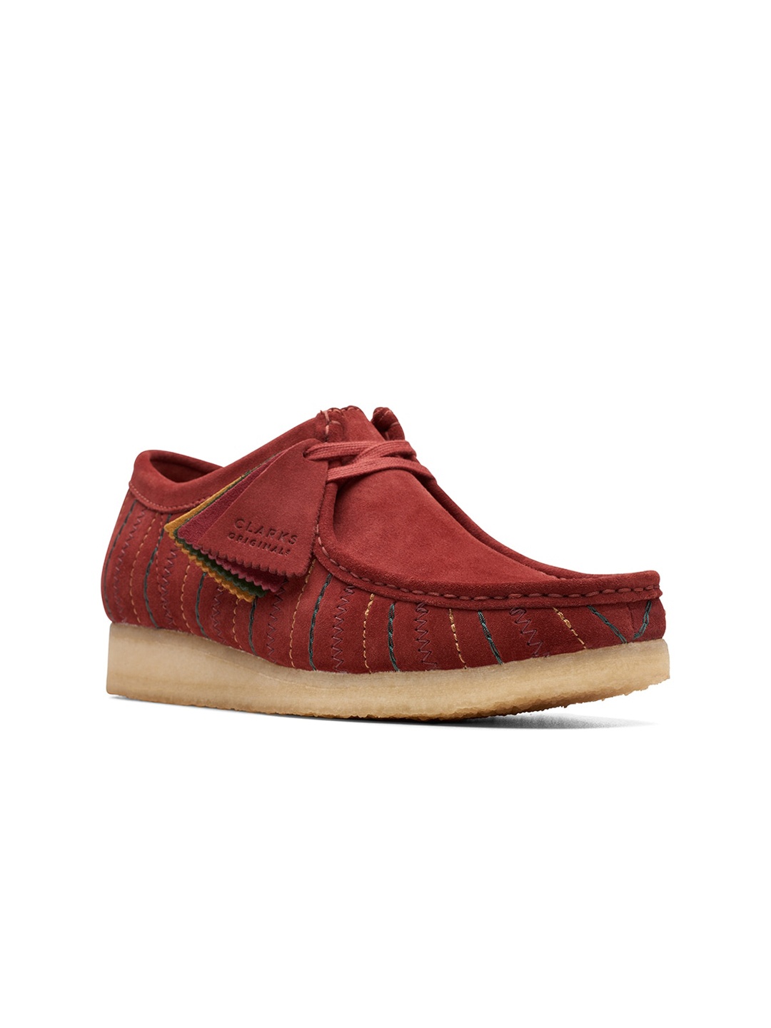 

Clarks Men Suede Slip-On Sneakers, Red