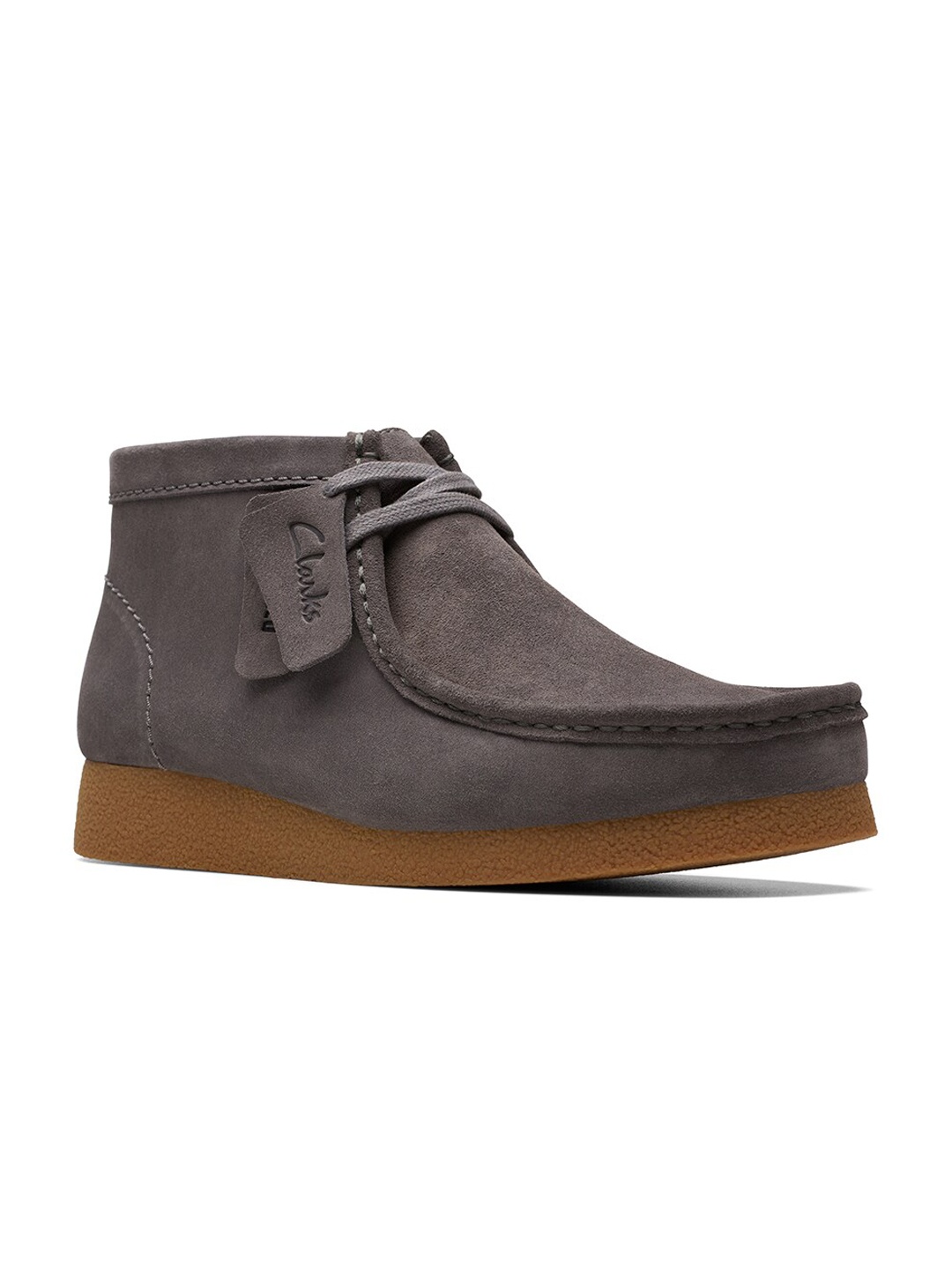 

Clarks Men Suede Slip-On Sneakers, Grey