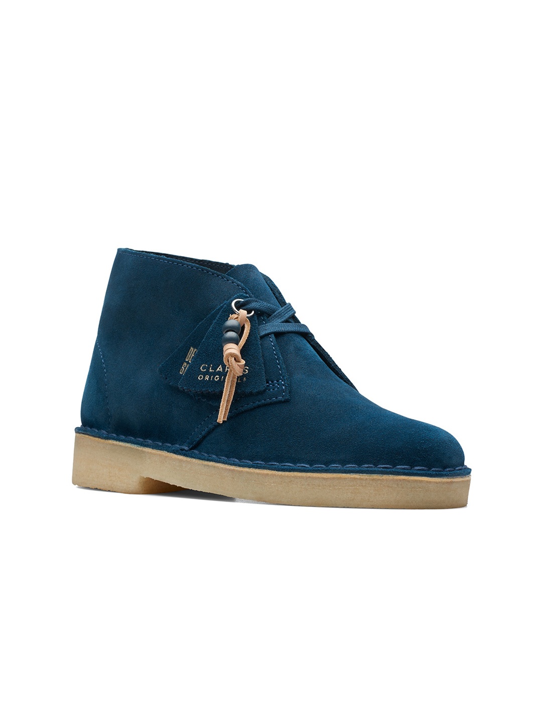 

Clarks Women Mid Top Suede Block-Heel Desert Boots, Teal