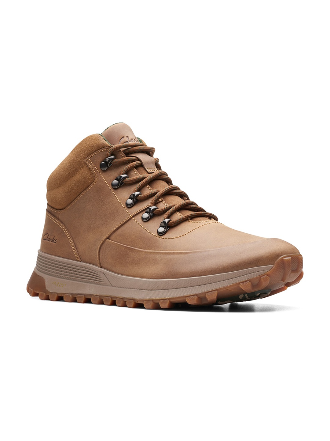 

Clarks Men Leather Regular Boots, Tan