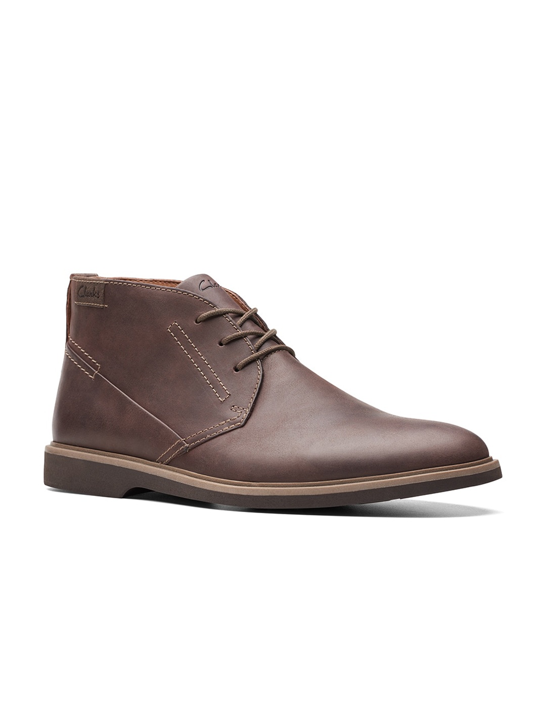 

Clarks Men Leather Regular Boots, Brown