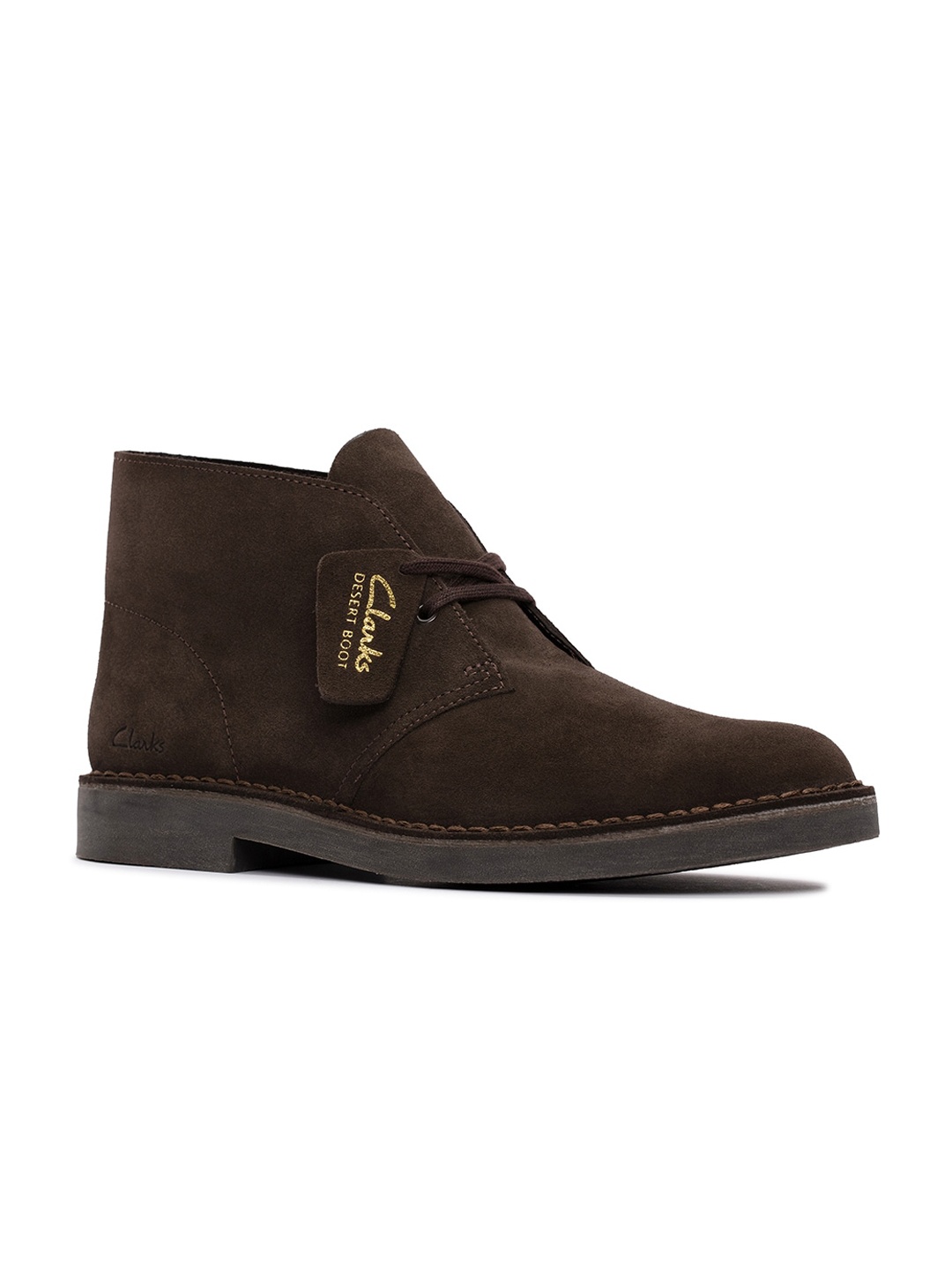 

Clarks Men Mid Top Desert Boots, Brown