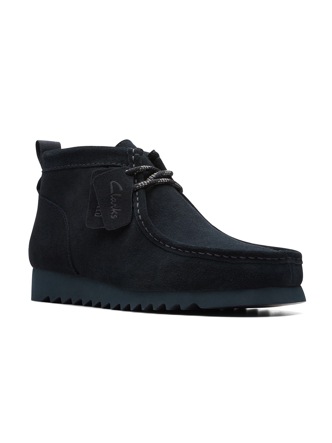 

Clarks Men Mid-Top Suede Regular Boots, Black