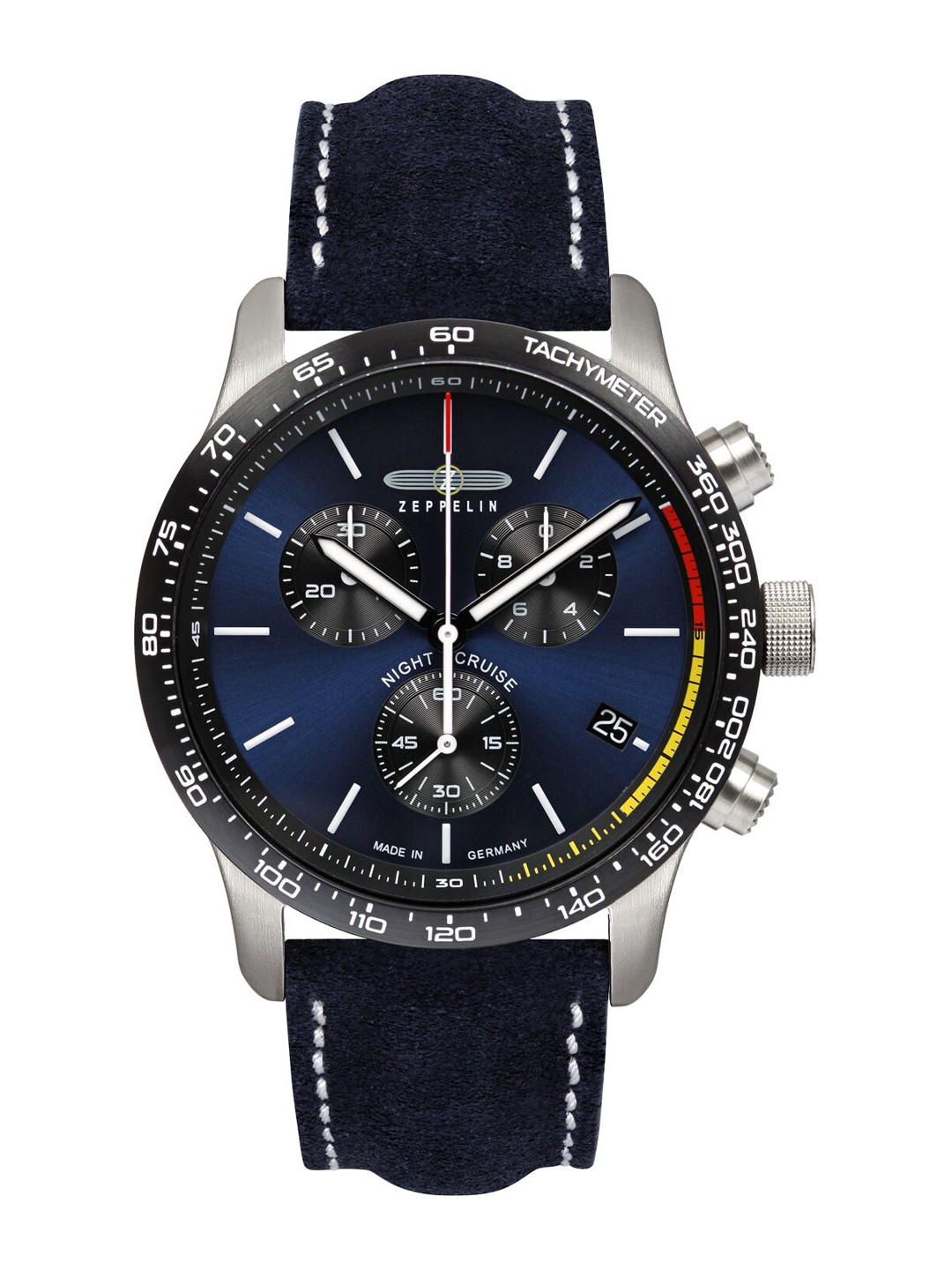 

ZEPPELIN Men Printed Dial & Leather Straps Analogue Watch 72883, Blue