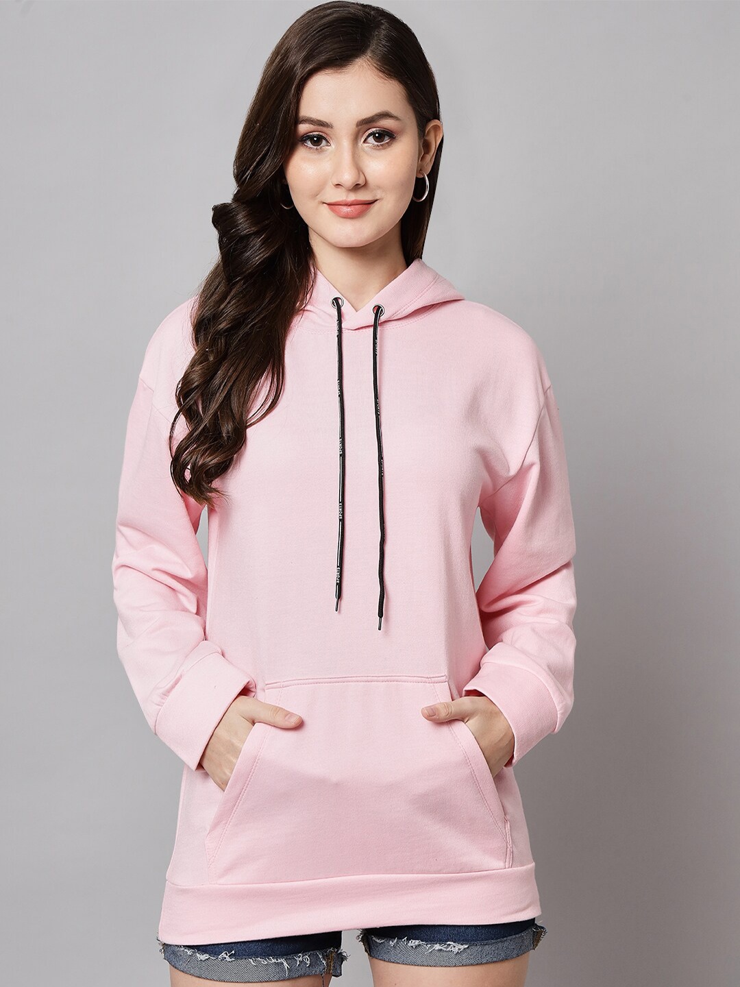 

Funday Fashion Hooded Fleece Sweatshirt, Pink