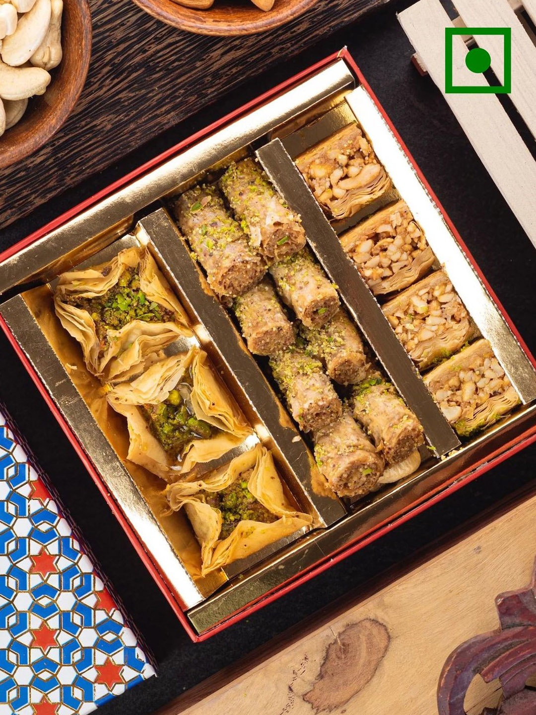 

The Baklava Box Assorted Sweets Gift - 250g, Red