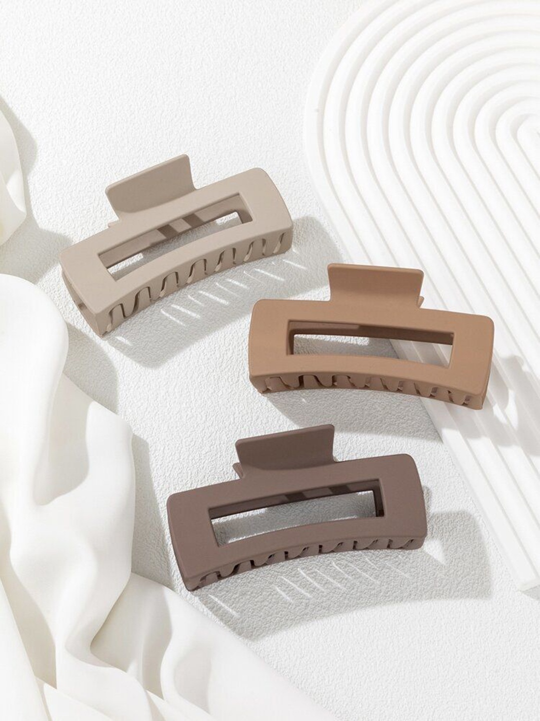 

Krelin Set of 3 Claw Clip, Brown