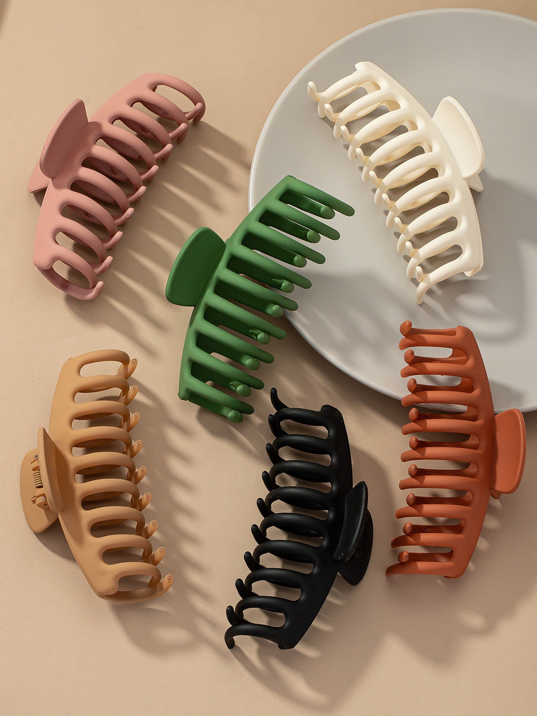 

Krelin Set of 6 Claw Clip Clutchers, Peach