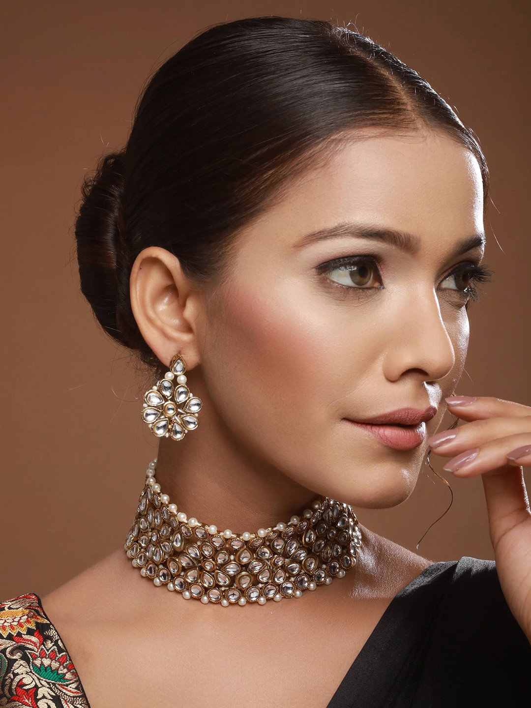 

Anouk Kundan Studded Jewellery Set, Gold