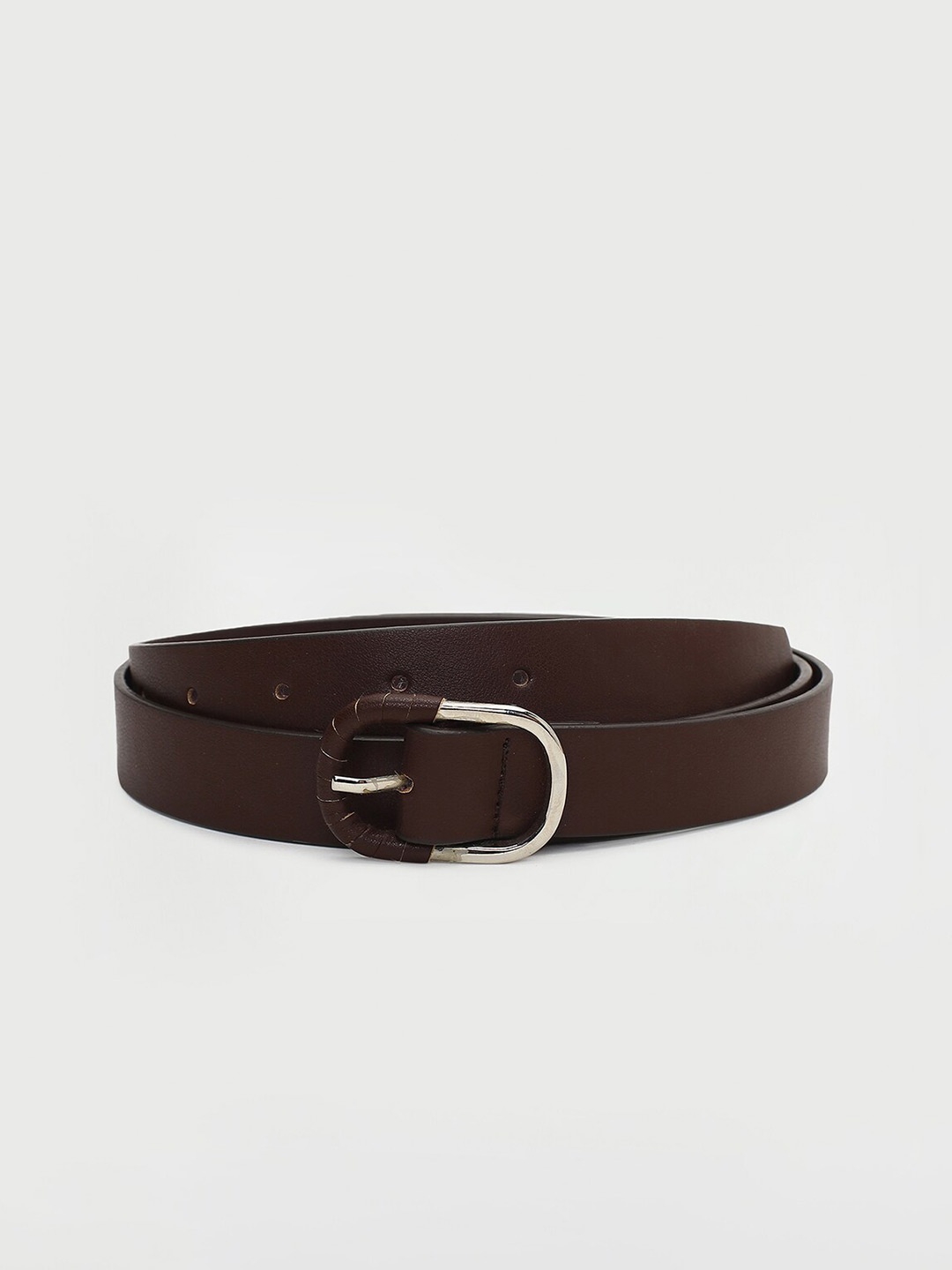 

max Women Textured Belt, Brown