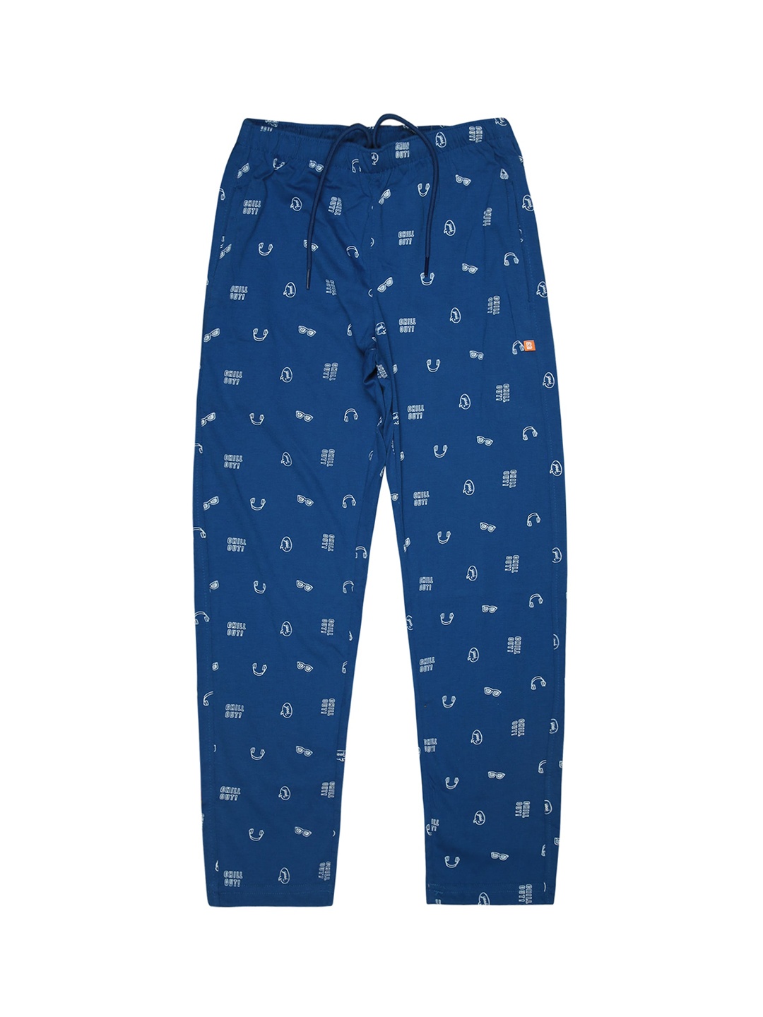 

Bodycare Boys Conversational Printed Cotton Track Pant, Blue