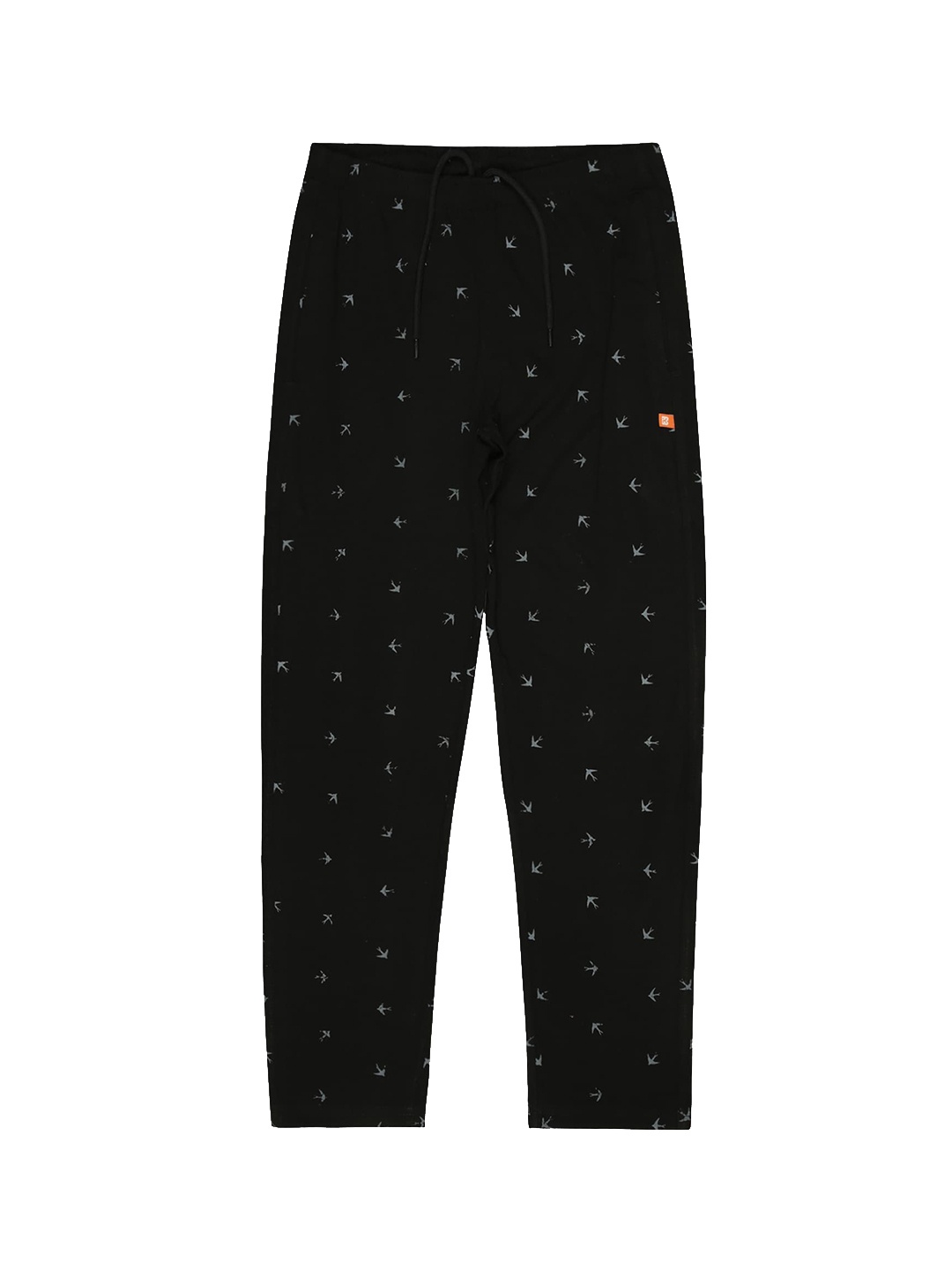 

Bodycare Boys Conversational Printed Cotton Track Pant, Black