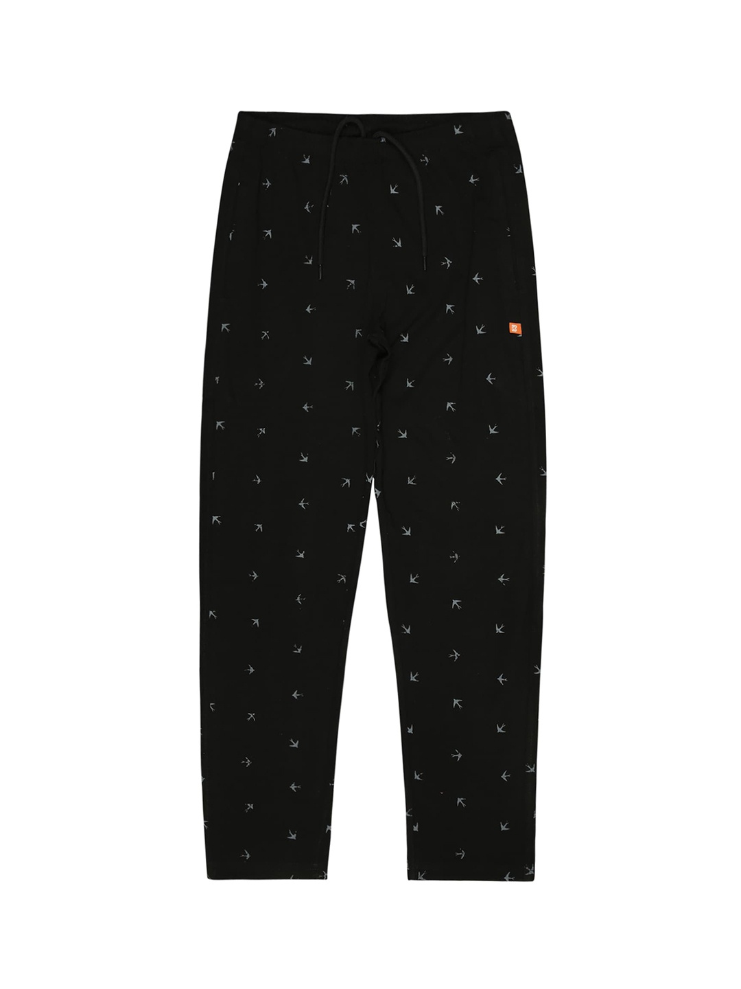

Bodycare Boys Conversational Printed Cotton Track Pant, Black