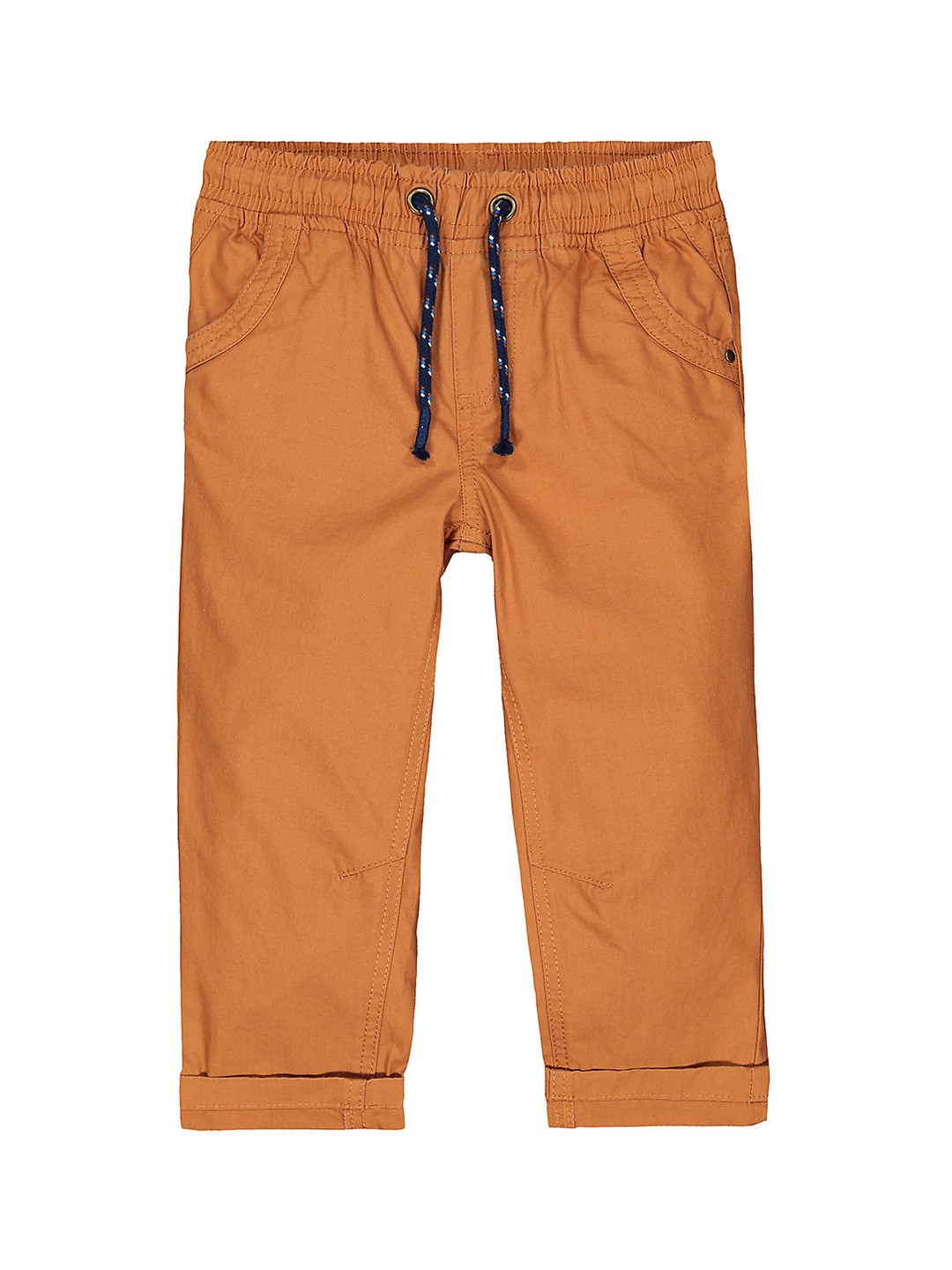 

mothercare Boys Mid-Rise Casual Pure Cotton Trousers, Brown