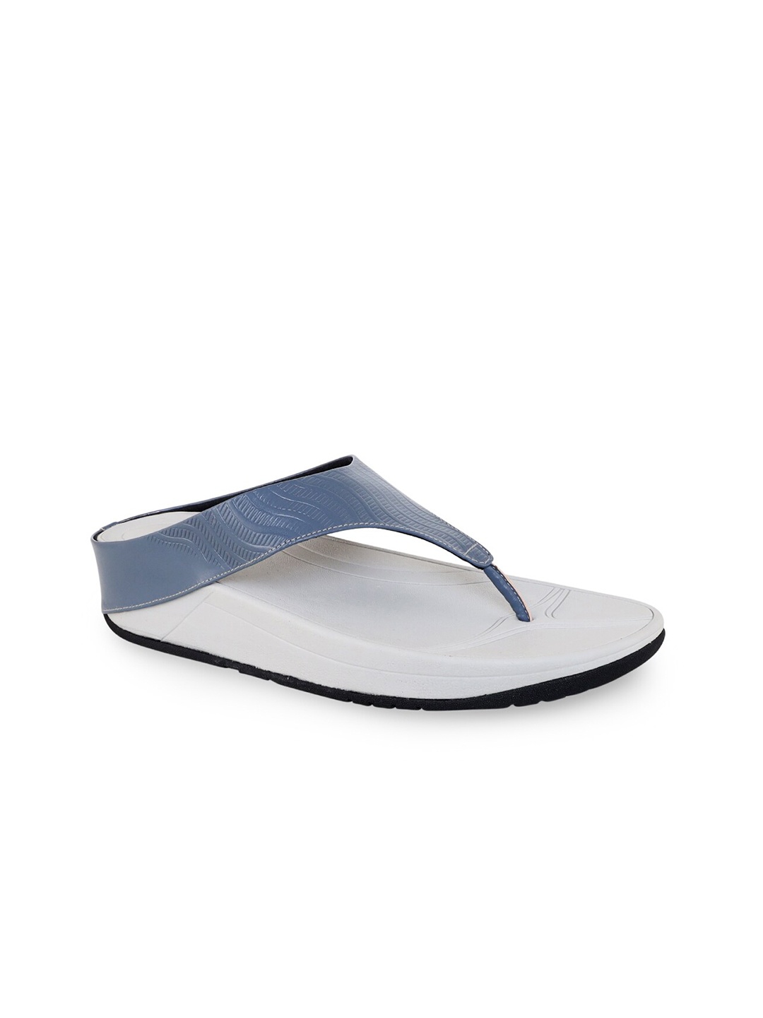 

V-WALK Embellished Open Toe Flats, Blue