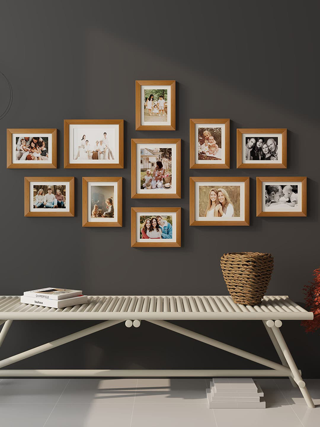 

Art Street Brown 11 Pieces Wooden Photo Frame