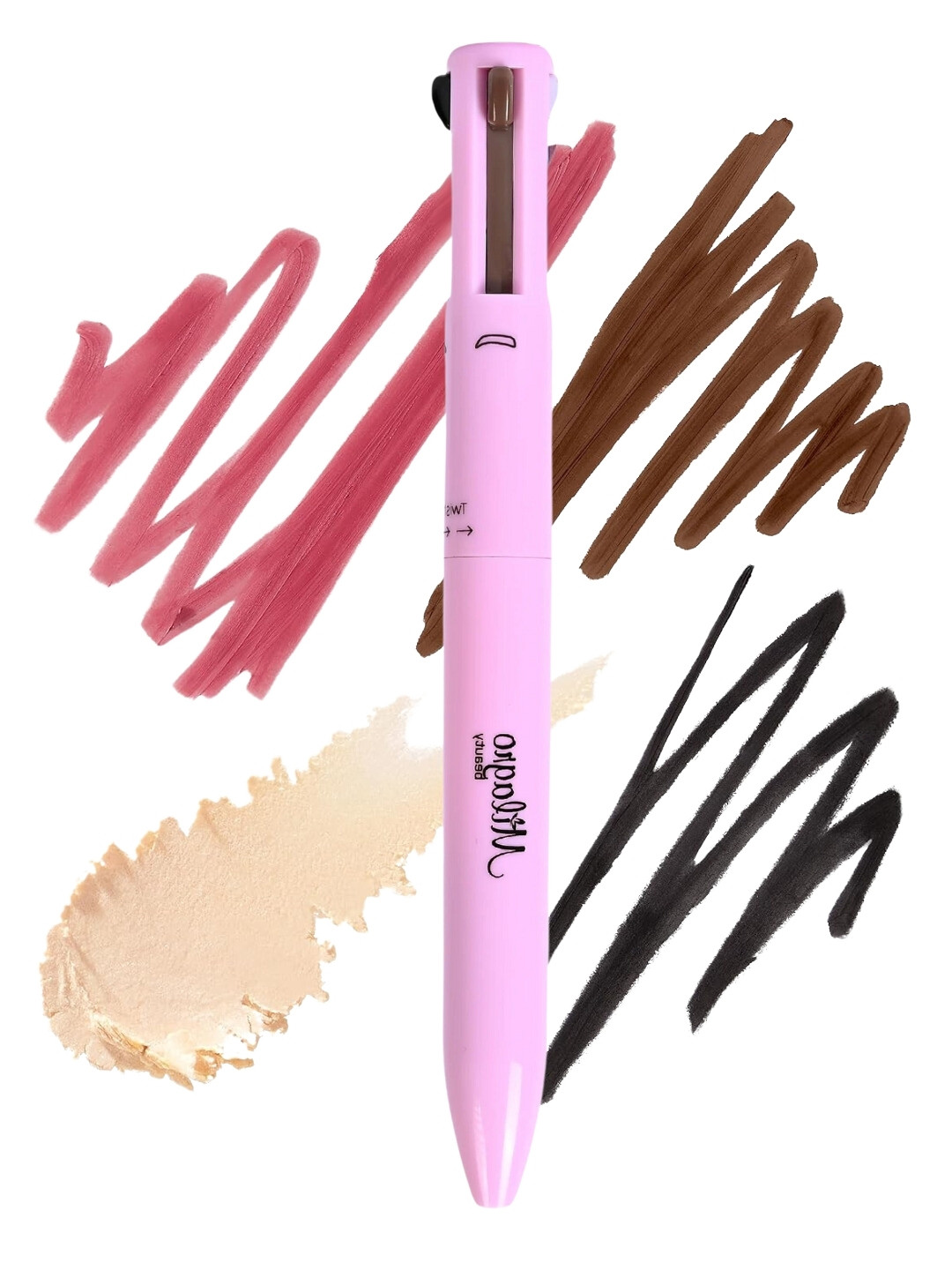 

Milagro beauty On-The-Go 4 IN 1 Makeup Pen, Pink