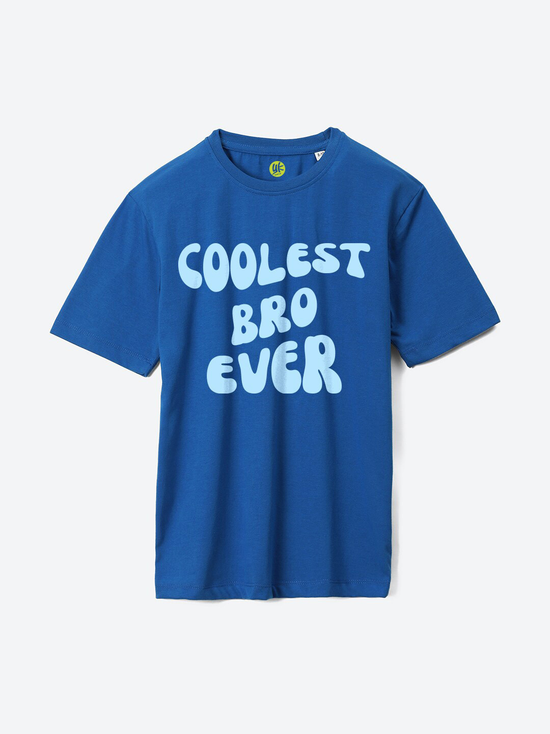 

YK Boys Typography Printed Oversized Pure Cotton Casual T-shirt, Blue