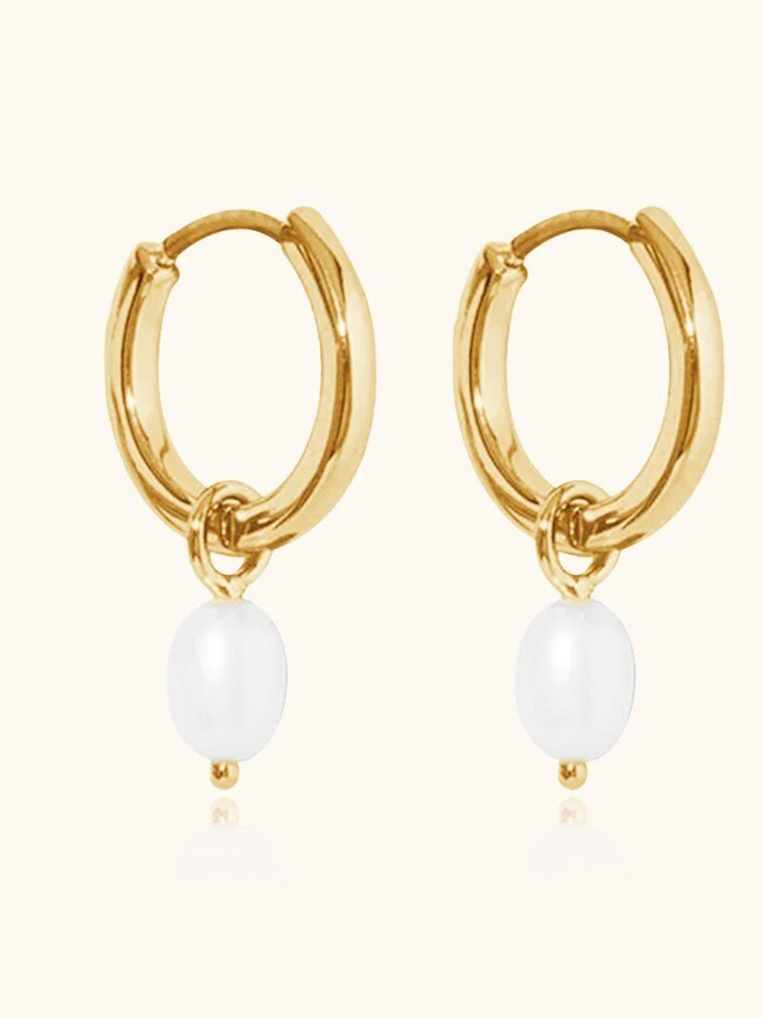 

MISS JO Gold-Plated Contemporary 92.5 Sterling Silver Drop Earrings