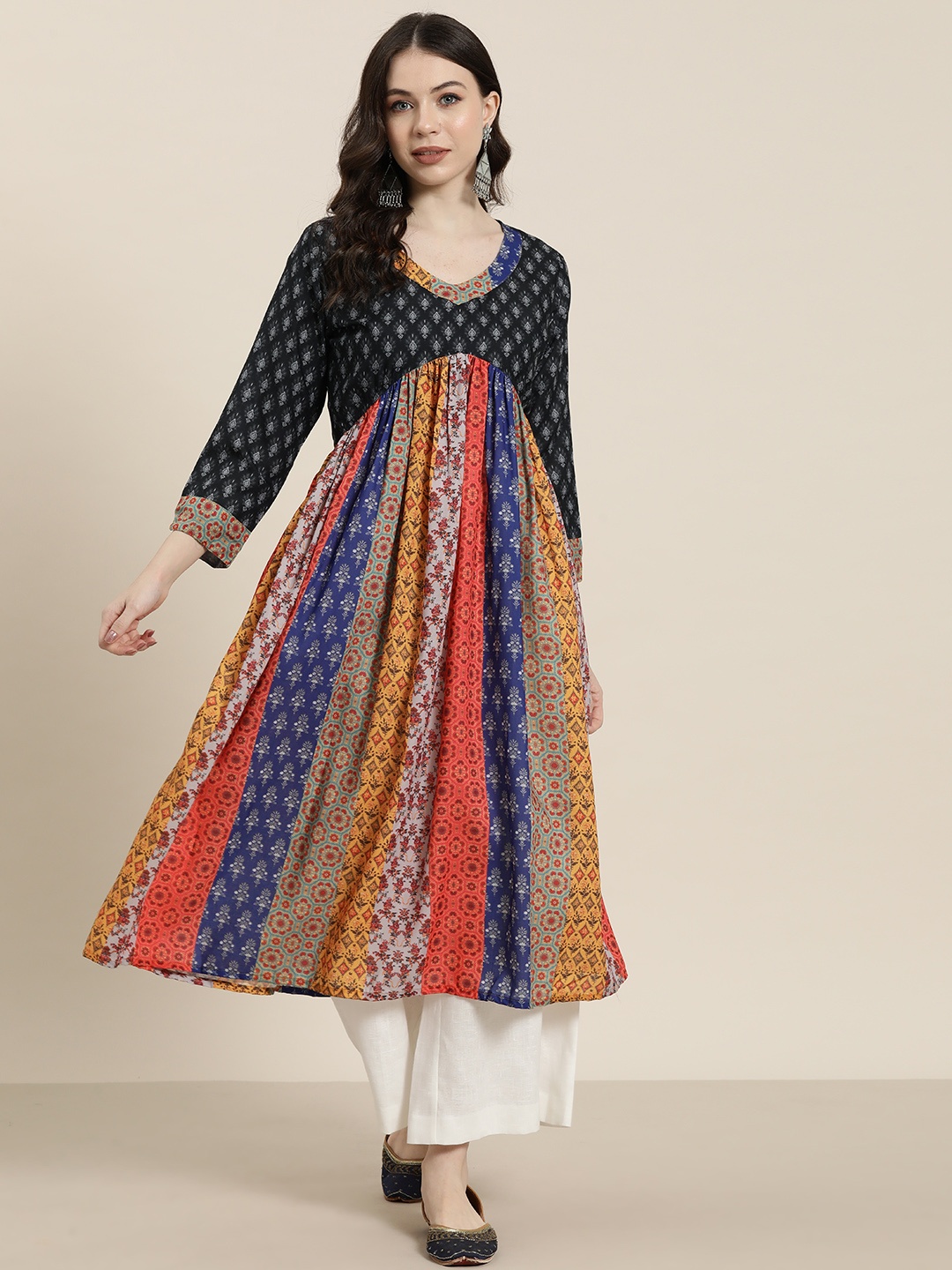 

Tikhi Imli Women Ethnic Motifs Printed Kurta, Multi