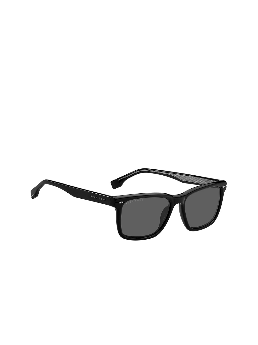 

HUGO Men Rectangle Sunglasses With UV Protected Lens, Grey