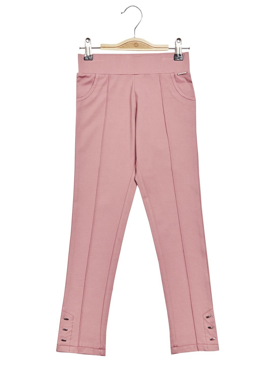 

Peppermint Girls Skinny Fit Woven Jeggings, Peach