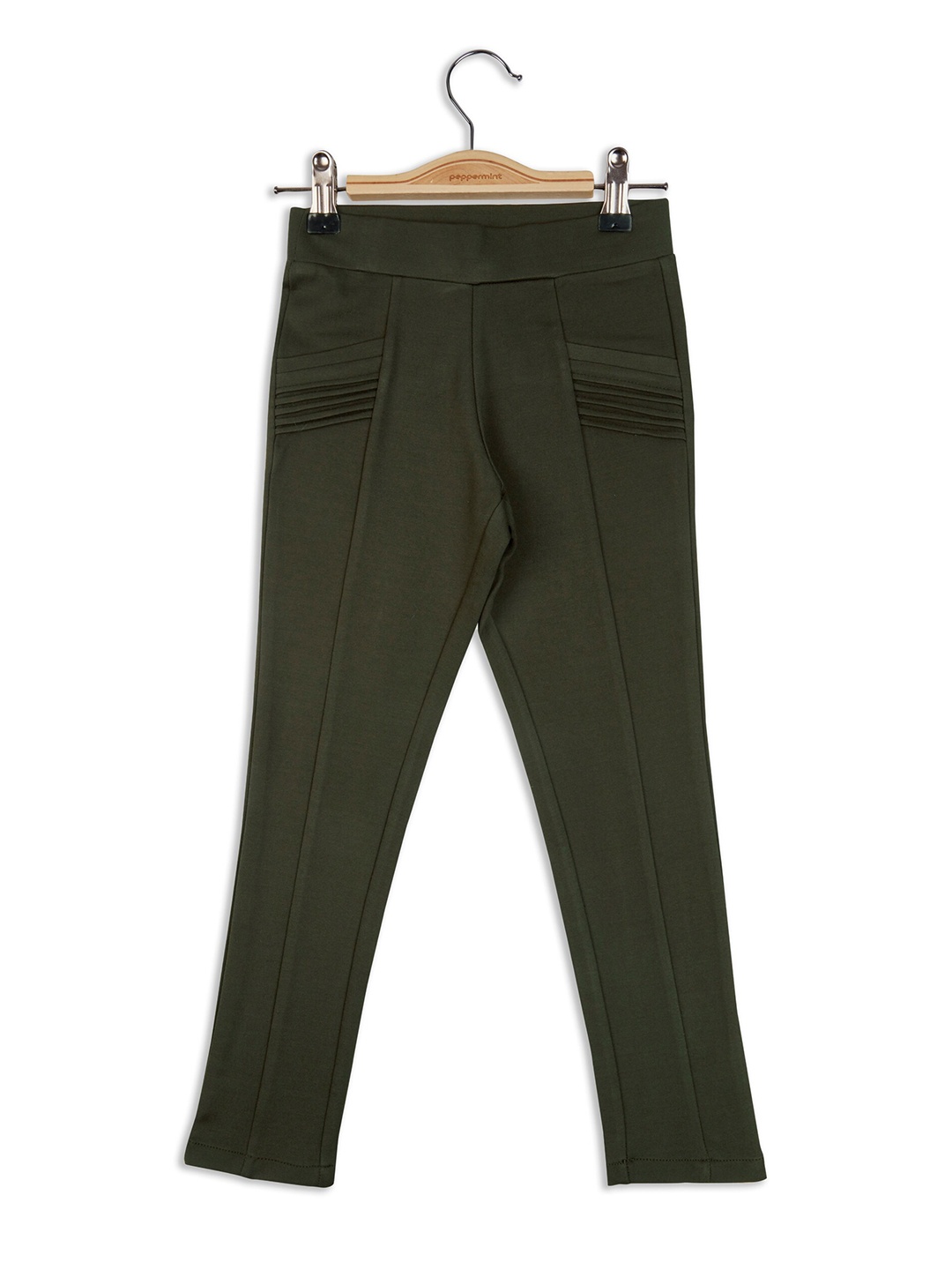 

Peppermint Girls Skinny Fit Jeggings, Olive