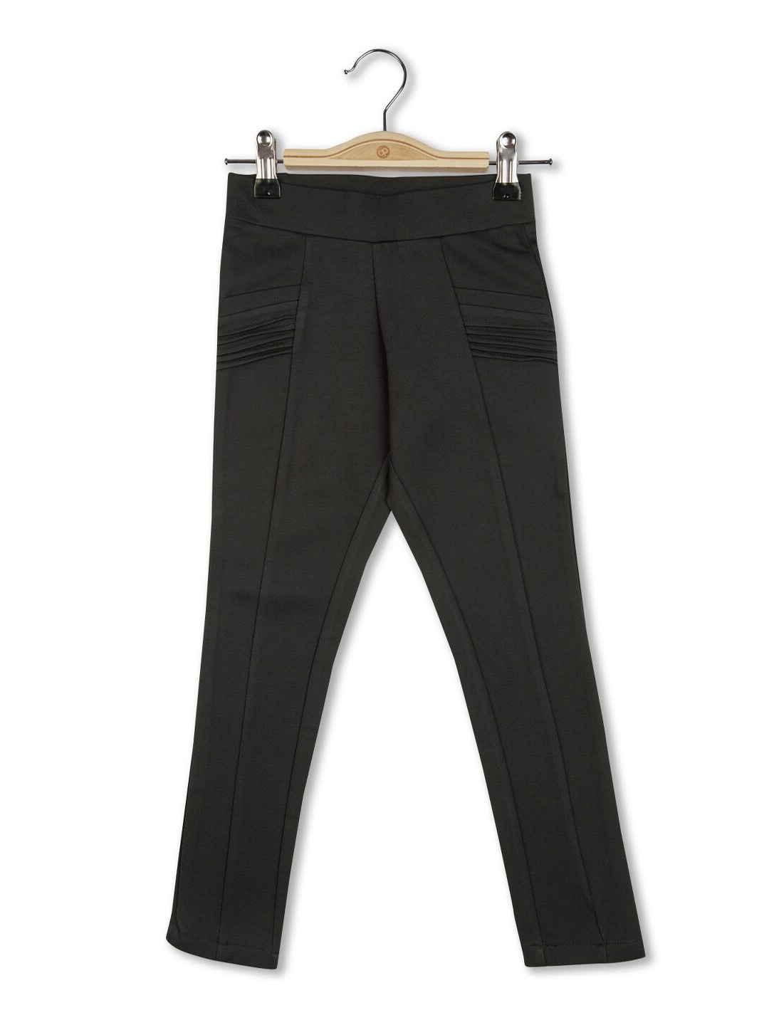 

Peppermint Girls Skinny Fit Woven Jeggings, Black