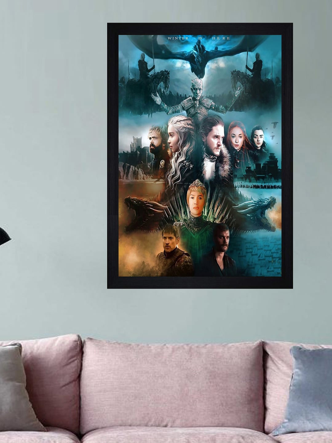 

Gallery99 Blue & Beige Printed Framed Wall Art