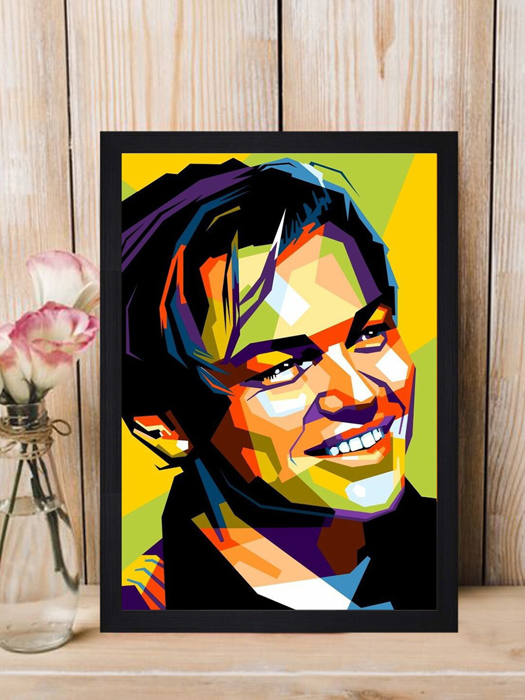 

Gallery99 Black & Beige Leonardo Dicaprio Printed Framed Wall Art