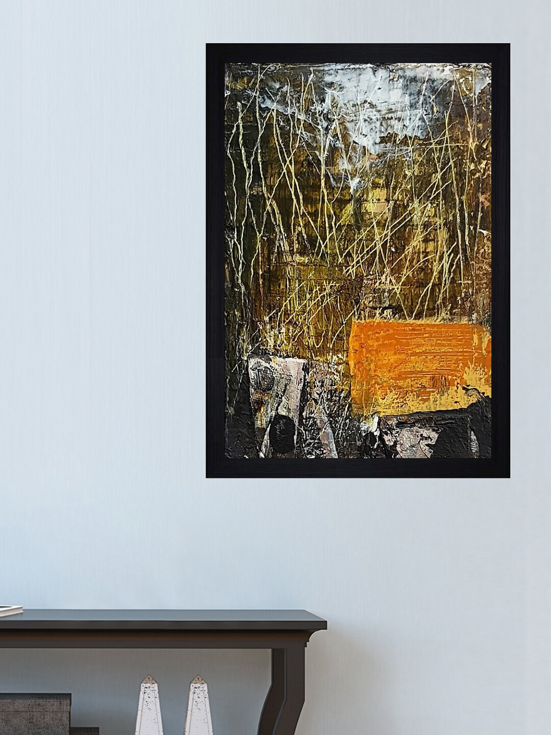 

Gallery99 Brown & Orange-color Textured Framed Wall Art