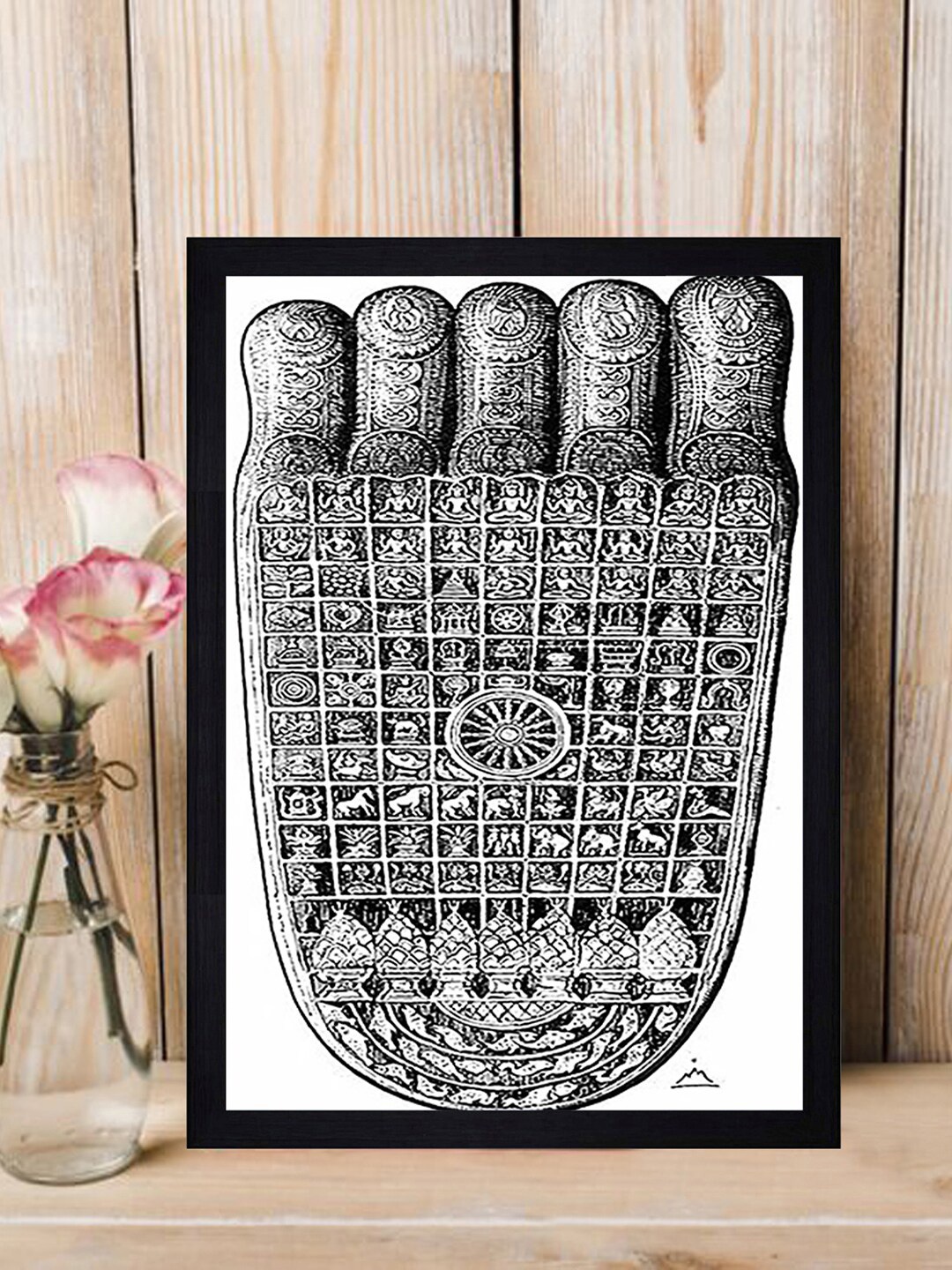 

Gallery99 Black & White Paris Map Printed Framed Wall Art