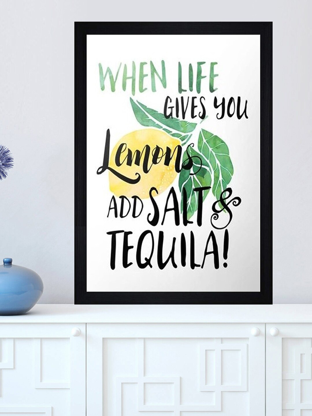 

Gallery99 White & Green When Life Gives You Lemons Add Salt And Tequila Textured Wall Art