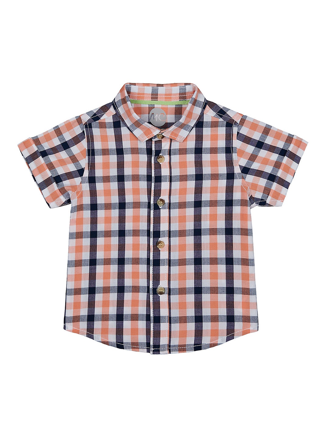 

mothercare Infants Boys Opaque Checked Casual Shirt, White