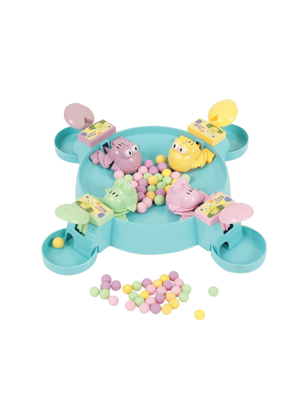 

BAYBEE Kids Hungry Frog Eating Beans Game Activity Toy, Blue