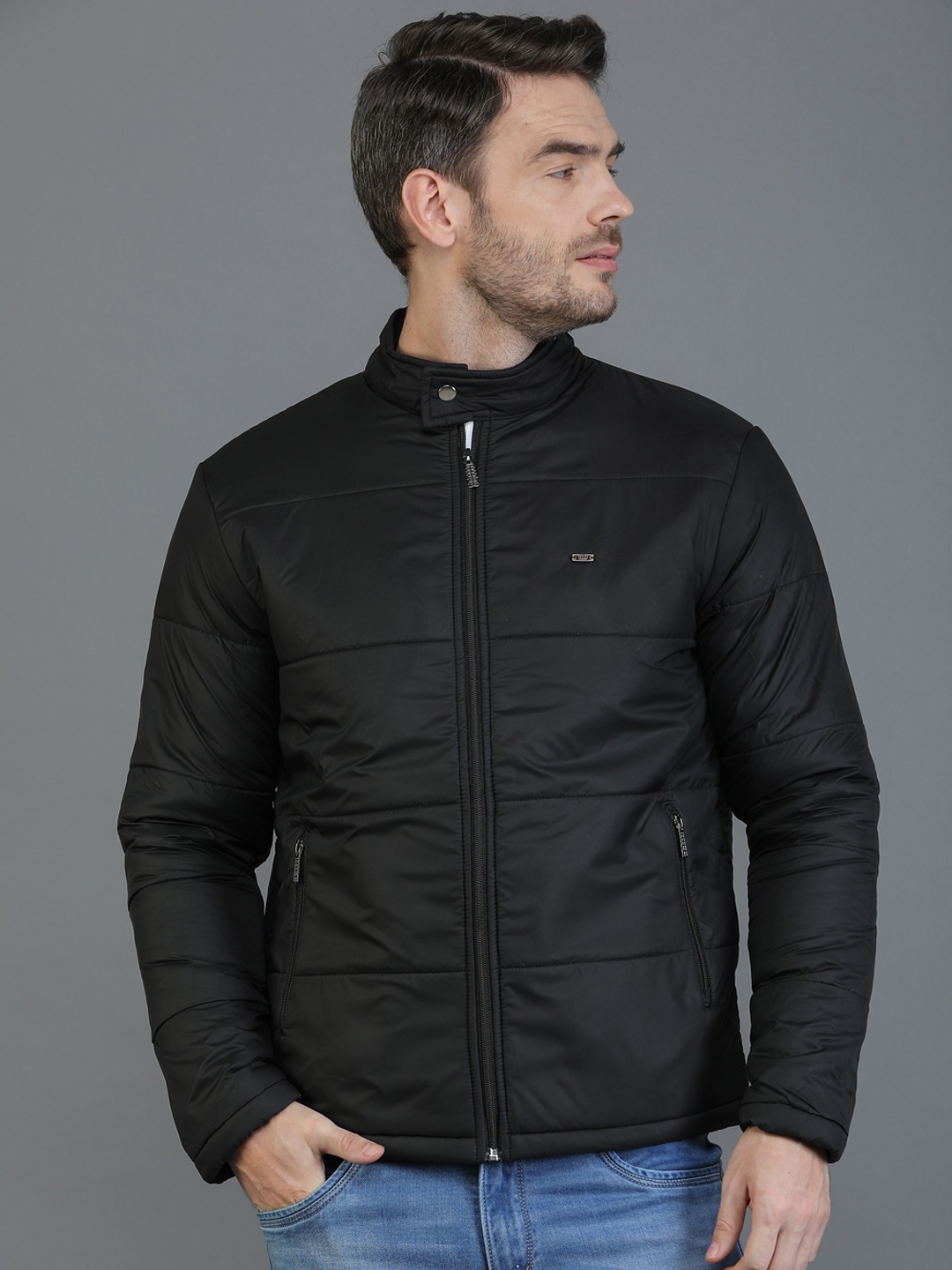 

TQS Windcheater And Water Resistant Padded Jacket, Black