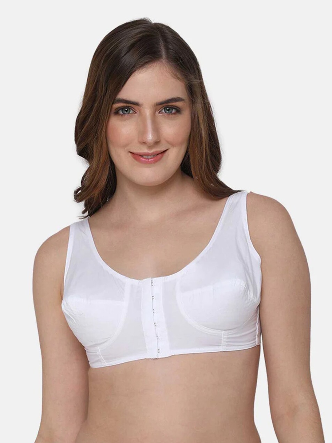 

NAIDU HALL Full Coverage Everyday Bra With All Day Comfort, White