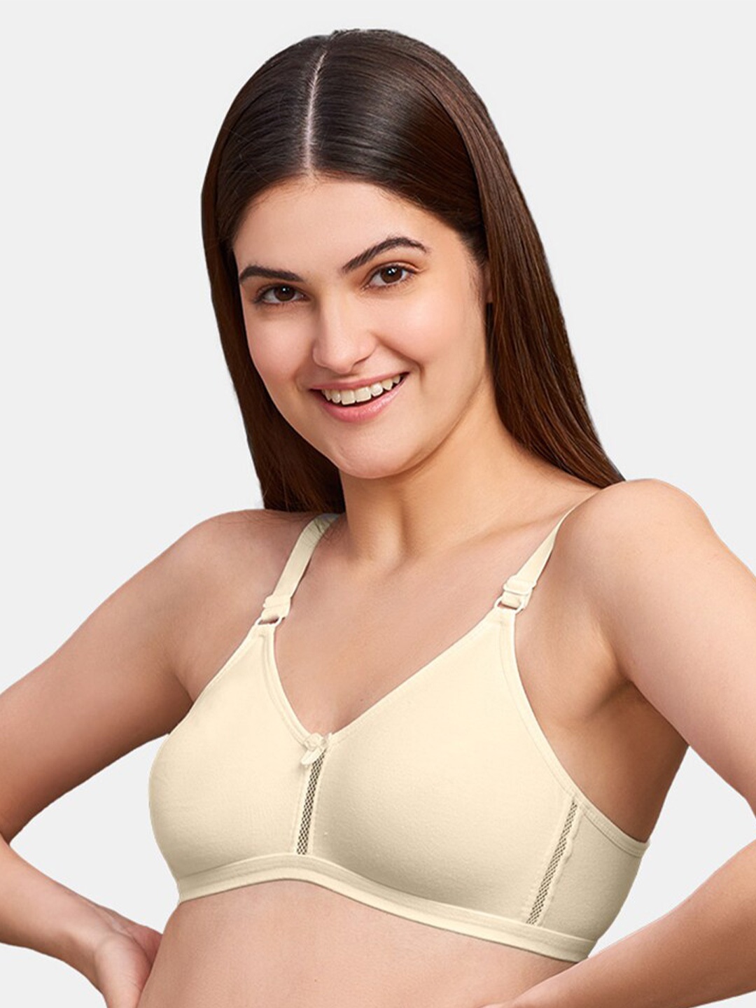 

NAIDU HALL Full Coverage Everyday Bra With All Day Comfort, Nude