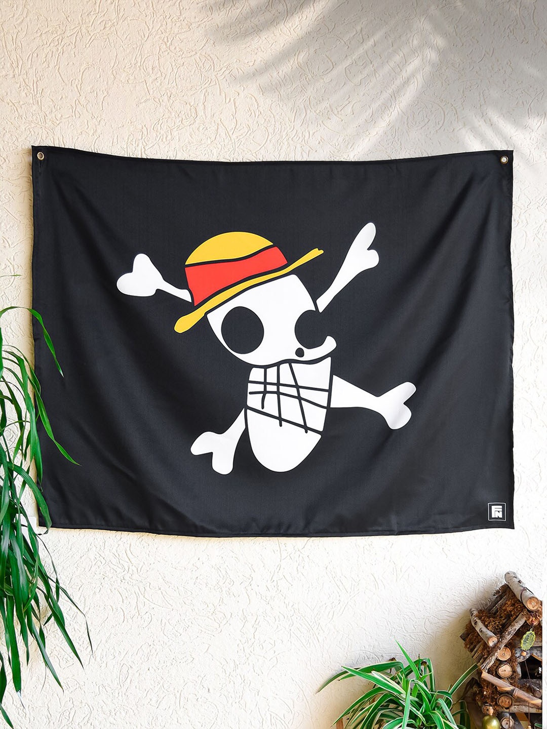 

COMICSENSE Black & White Anime Inspired Art by Luffy Printed Tapestry