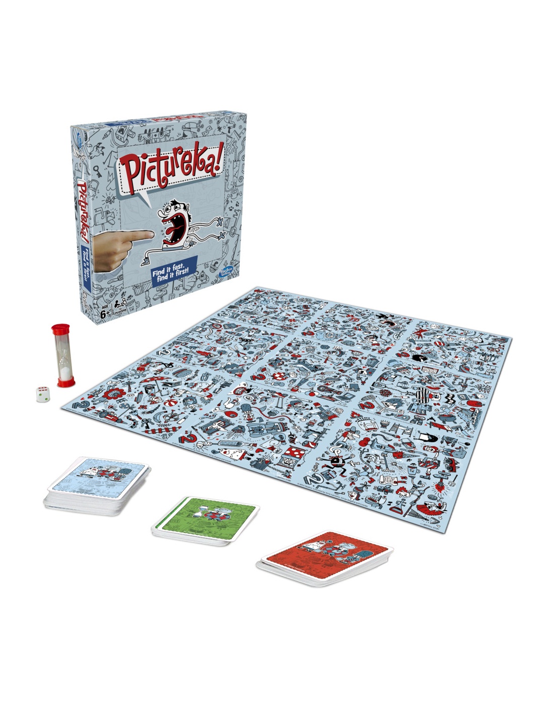 

Hasbro Gaming Pictureka Indoor Classic Board Game For Ages 6 and Up, Multi